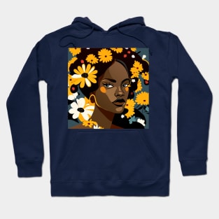 Daisy lady portrait Hoodie